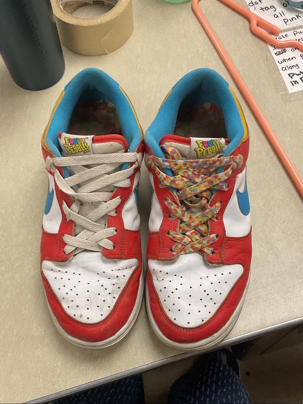 Nike men’s dunk low LeBron James fruity pebbles size 8